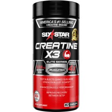 MuscleTech Six Star Pro Nutrition Elite Series Creatine X3 60капс