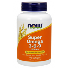 NOW Super Omega 3-6-9 1200мг 90капс
