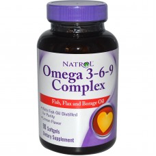 Natrol Omega-3-6-9 Complex 60гел.капс