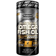 MuscleTech Essential Series Platinum 100% Omega Fish Oil 100капс MuscleTech Essential Series Platinum 100% Omega Fish Oil 100капс
