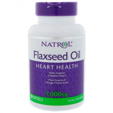 Natrol Flaxseed Oil Heart Health 1000mg 90капс Natrol Flaxseed Oil Heart Health 1000mg 90капс