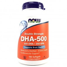 NOW DHA-500 / EPA-250 Двойная сила 180капс
