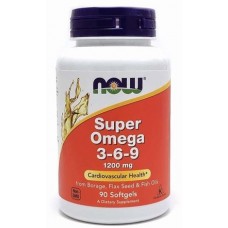 NOW Super Omega 3-6-9 1200мг 180капс