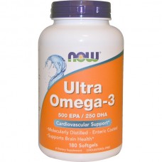 NOW Ultra Omega-3 500 EPA / 250 DHA 180капс