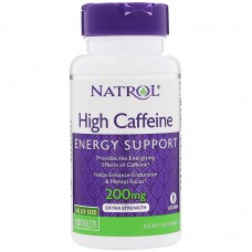 Natrol High Caffeine 200 мг 100табл