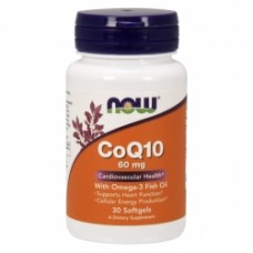 NOW CoQ10 with Omega-3 Fish Oil 30гел.капс