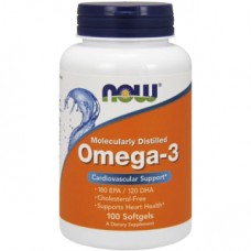 NOW Omega-3 1000mg 100 капс