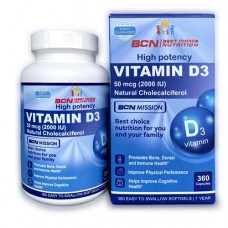 BCN Vitamin D3 2000ME 360 капс