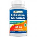 Best Naturals Potassium Gluconate 595mg 120 капс