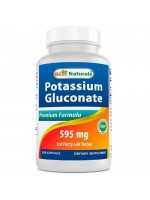 Best Naturals Potassium Gluconate 595mg 120 капс