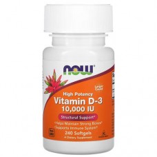 NOW Vitamin D-3 10000МЕ 240 капс