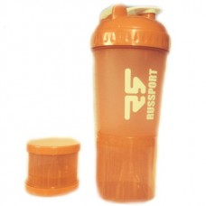 Шейкер RusSport 2х компонентный + пиллбокс  600мл