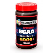 Купить AT BCAA 6000 СПОРТАМИН®  180 капс.(144гр.)