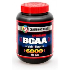 Купить AT BCAA 6000 СПОРТАМИН®  200 табл.