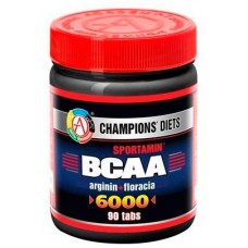 Купить AT BCAA 6000 СПОРТАМИН®  90 табл. (144гр.)